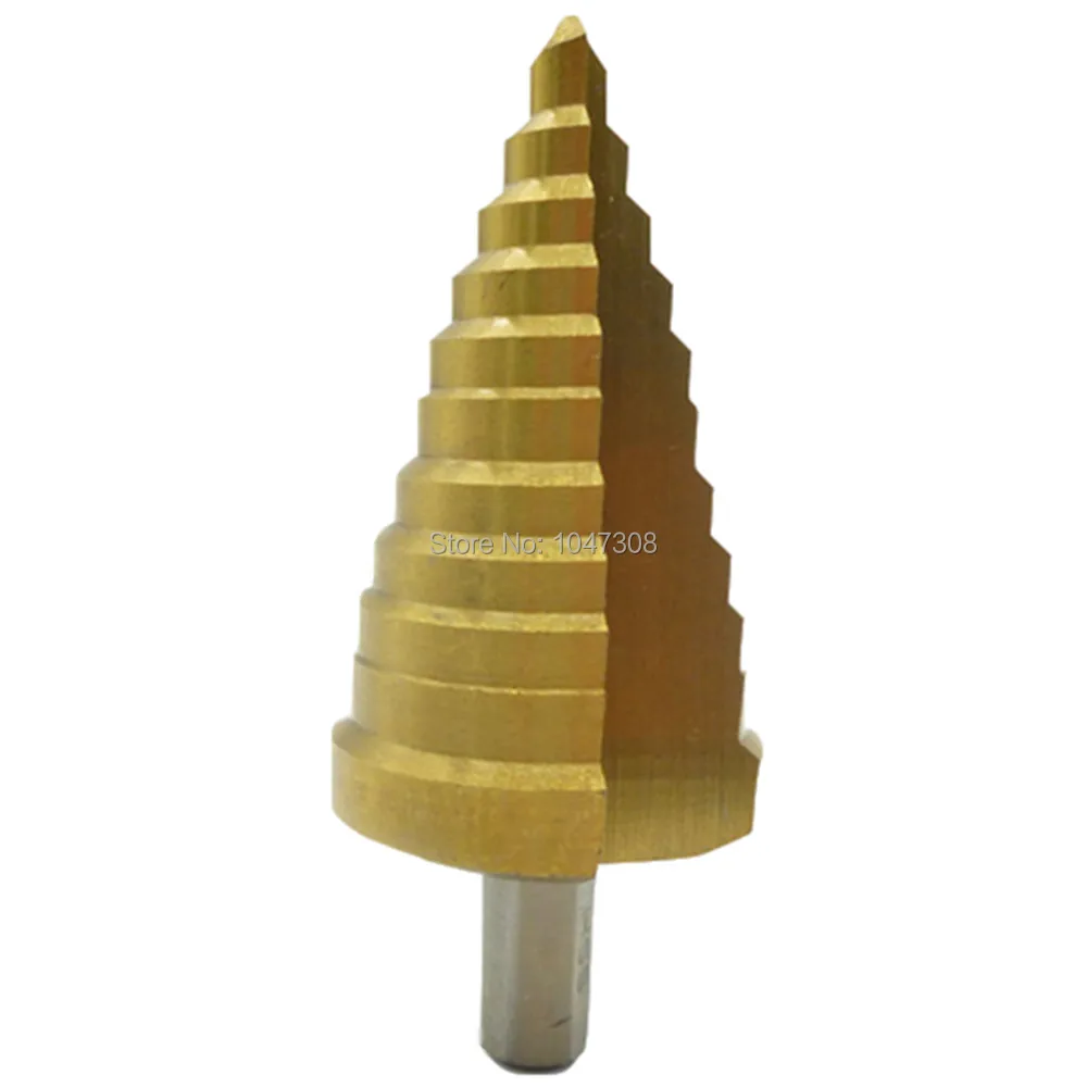 

1/4"-1"-3/8" Step Drill Multiple Hole Step Drill Bit Titanium Step Drill Plastic Wood Steel Metal Cutter Stepped Down Drill Bit
