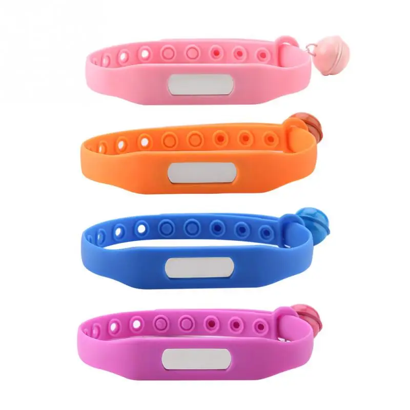 

Personalized Small Dog Pet Collar Anti Mosquito Flea Cat Neck Strap Collar Ornament with Bell Pets Accessories