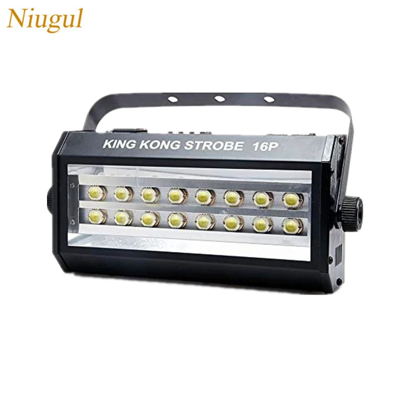 

High Power 400W Flash Super Bright DMX512 Sound Control 16 LED Stroboscope 400W Strobe Lamp Party Disco DJ Lighting Strobe Light