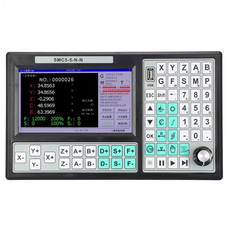 

CNC 5 Axis Offline Motion Controller Replace MACH3 500KHz USB Motion Controller