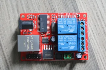 

2017 Controller Module WEB server Electronic kit Circuit Board LAN Ethernet 2-way Relay Board Delay Switch TCP/UDP