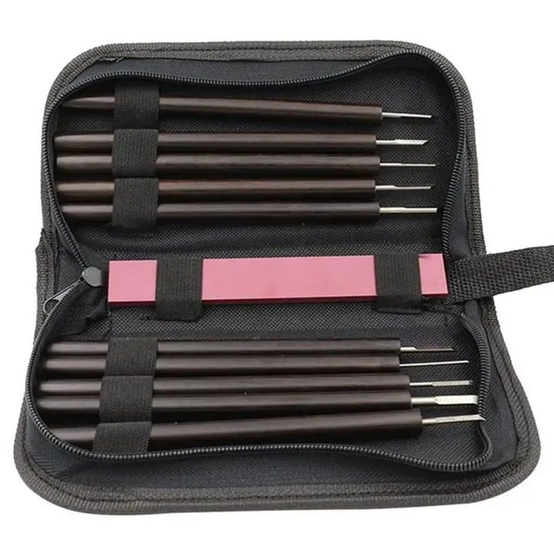 

Carving Cutter Manual Diy Tools Walnut Olive Wood Carving Chisel Wood Handle