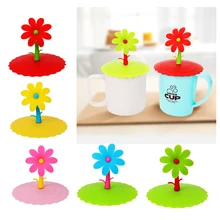 Крышка бутылки чашки в форме дерева кофейная чашка с крышкой на присоске силиконовая Новинка подарок герметичные крышки для крышек герметичные пылезащитные