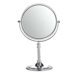 6 дюймов 3x увеличительное круглое зеркало Двухстороннее свободное стол-верхнее зеркало для макияжа для детальных зеркал для ванной комнаты