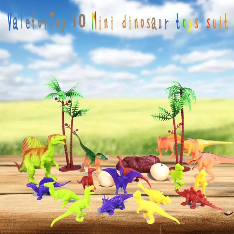 10pcs Simulation Dinosaur Plastic Toys Kids Animals Model Room Ornament 10pcs Simulation Dinosaur Plastic Toys Kids Animals Model Room Ornament