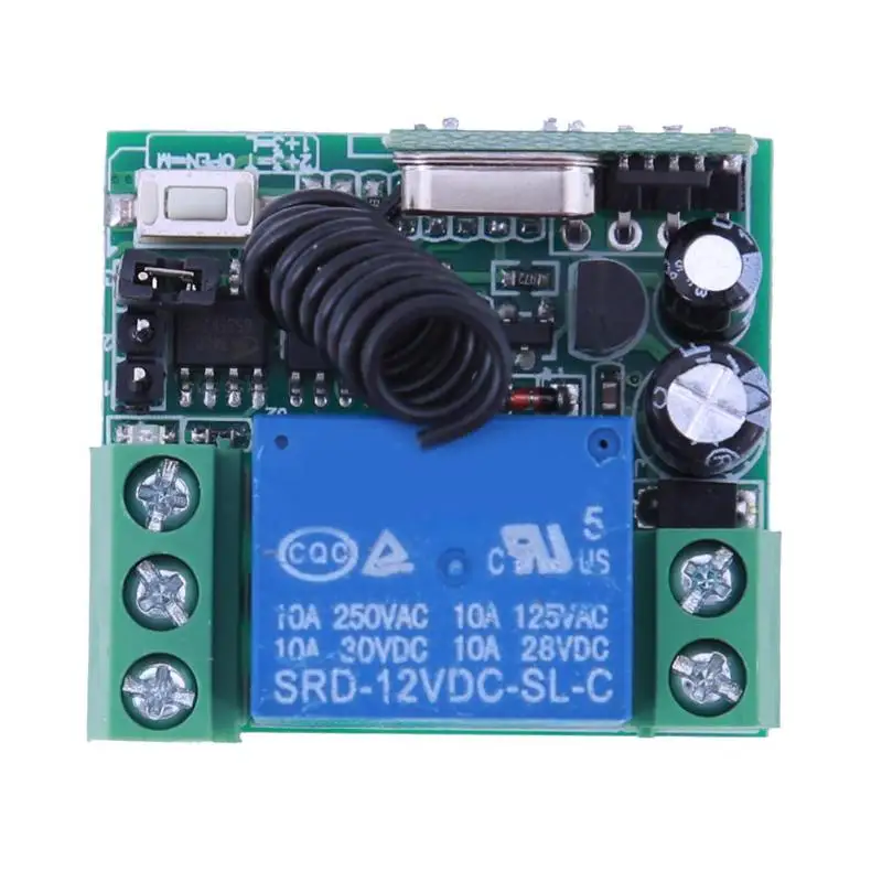 

Universal 1CH DC12V 24V 36V 48V Wireless Remote Control Lamp LED Switch Transmitter with Receiver 315/433MHZ Remote Control
