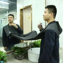 Борода Catcher Bib борода фартук для бритья Триммер Ткань для мужчины бритья Черный подарок на год отец друг w