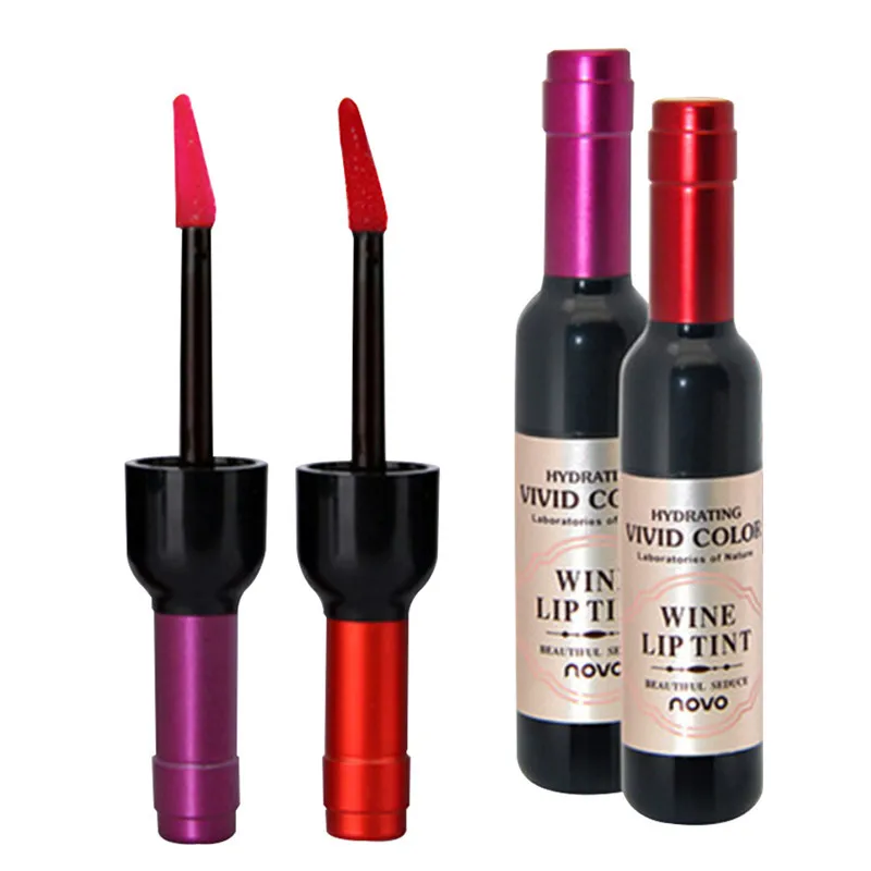 Wine Bottle Sexy Tint Long Lasting Lipstick New Lovely Shape Red Lip