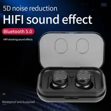 T8 TWS с сенсорным управлением Bluetooth 5,0 Наушники Беспроводные спортивные мини наушники с зарядным устройством шумоподавление без потерь Музыкальный наушник