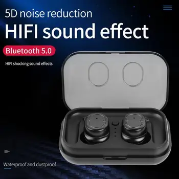 

T8 TWS Touch Control Bluetooth 5.0 Earphone Wireless Sport Mini Earbuds with Charging Box Noise Cancelling Lossless Music Earbud