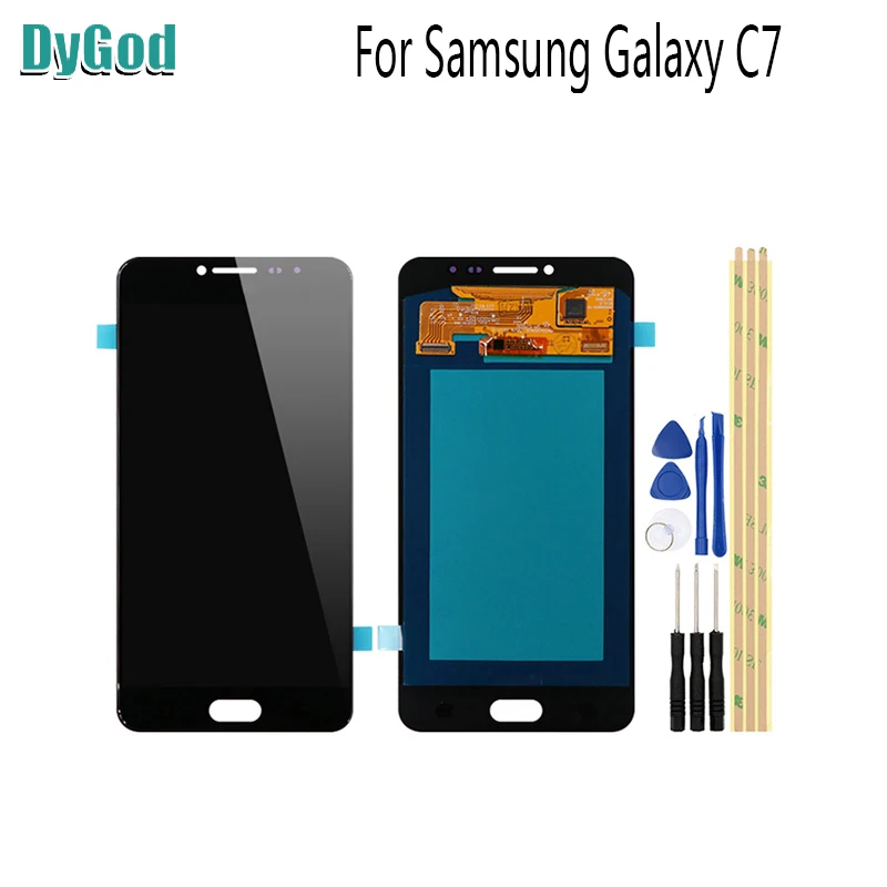5 7 дюймов OLED дисплей для Samsung Galaxy C7 C7000 SM-C7000 телефон с сенсорным экраном дигитайзер