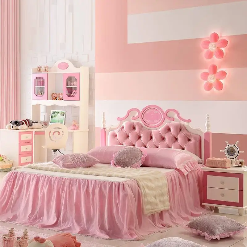 Mobilya Crib Chambre Puff Asiento Dla Dzieci Mebles Toddler Cocuk Ranza Cama Infantil Lit Enfant Muebles Wood Wooden Kids Bed