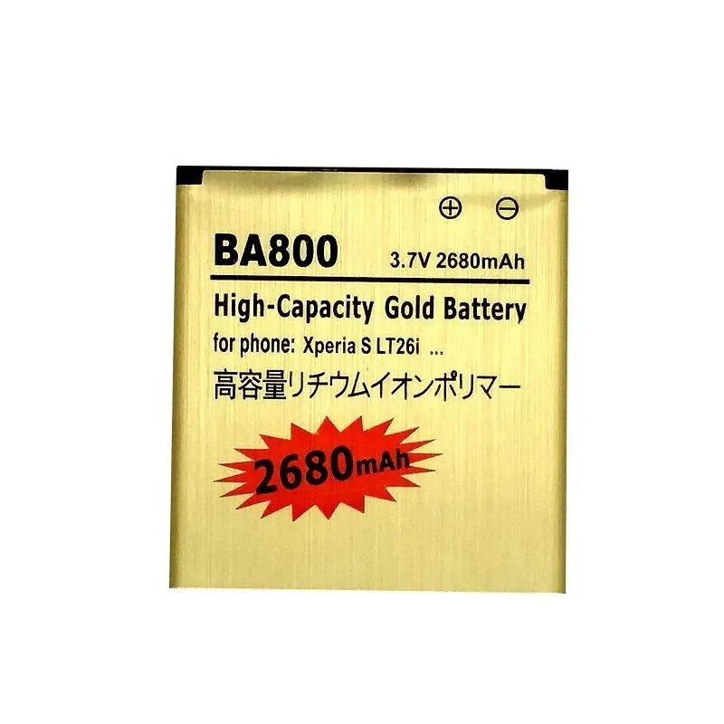 

10pcs BA800 li-ion Battery for Sony Ericsson Xperia S V SL Mobile Phone Rechargeable wholesale Batteries Accumulator bateria