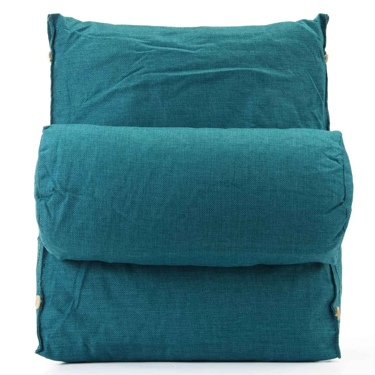 قابل للتعديل الكتان لينة عودة إسفين وسادة مقعد حماية عنق الرحم وسادة المنزل كنبة مكتب السرير وسادة كرسي بقية الرقبة دعم