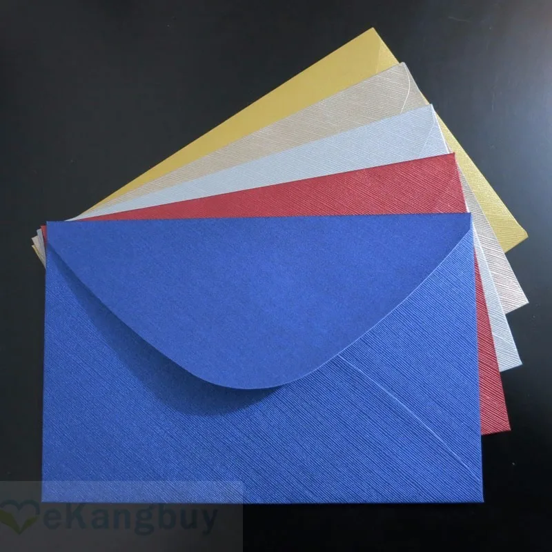 50 шт-20x13 см(7," x 5") тисненый цветной конверт бизнес-конверт для приглашения на свадьбу