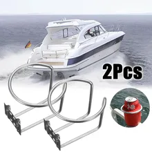 2 шт Универсальный держатель для бутылки с водными напитками для лодки, яхты, грузовика, RV 304 нержавеющая сталь