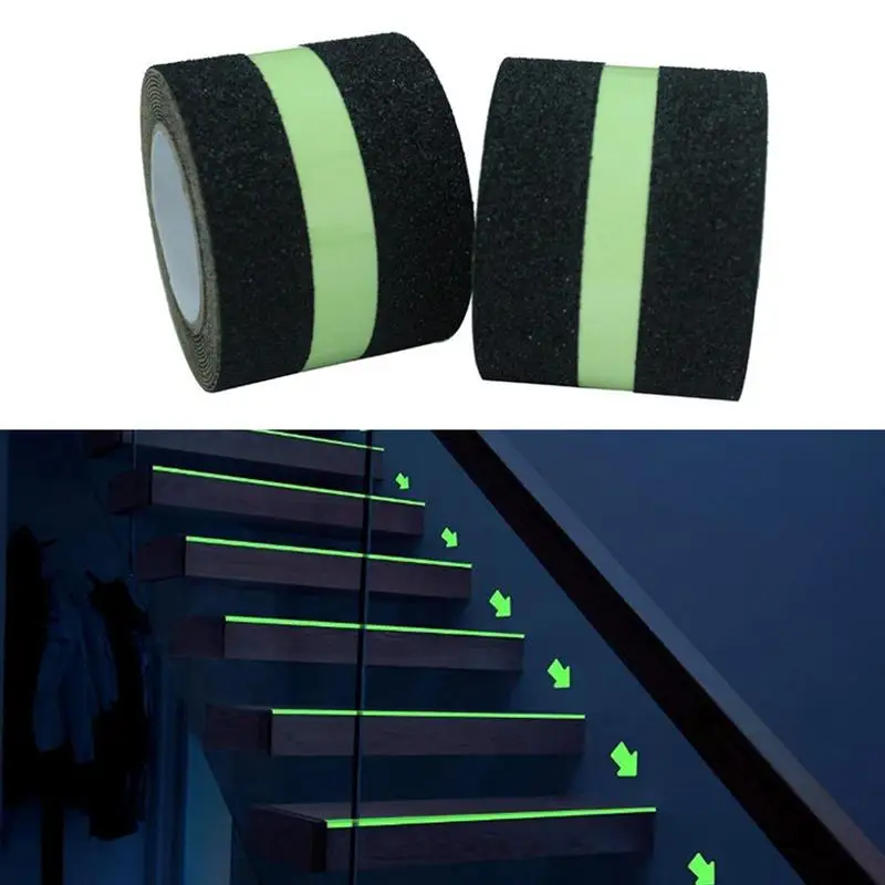 PVC Frosted Surface Anti Slip Tape Luminous In Dark Abrasive Tape