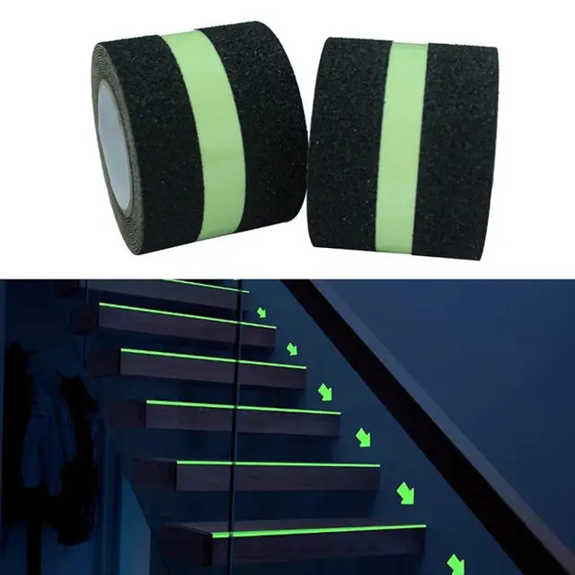 PVC Frosted Surface Anti Slip Tape Luminous In Dark Abrasive Tape