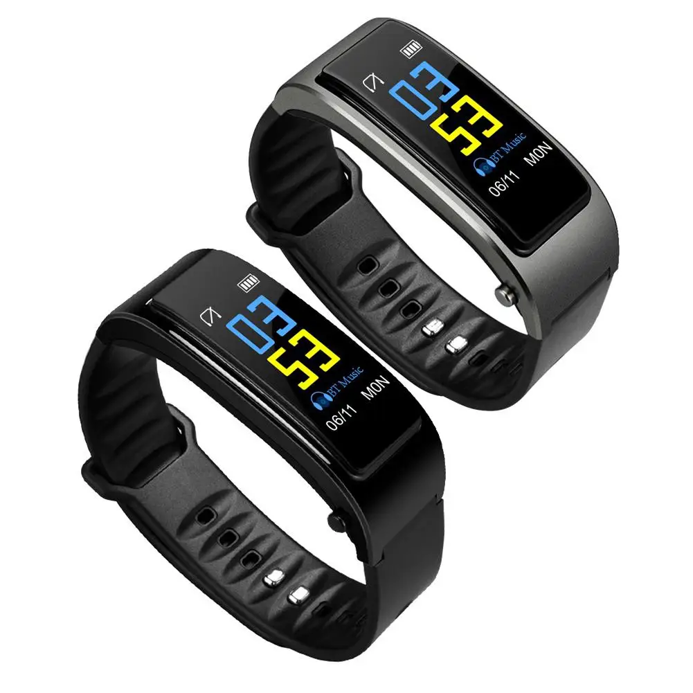 

Y3PLUS Smart Bracelet with Color Screen Support Step Counter Call Music Play Heart Rate Monitoring