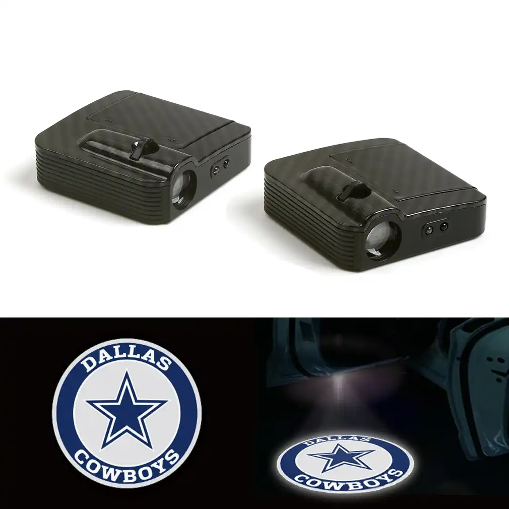 Fit For Oakland Raiders Logo Car Door Wireless Led Ghost
