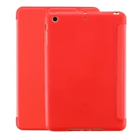 ipad mini Flip חכם מגנטי אולטרה יוקרה YWEWBJH Slim Stand PU עור רך כיסוי Case עבור iPad Mini 2 3 4 Case חזרה Soft סיליקון (5)