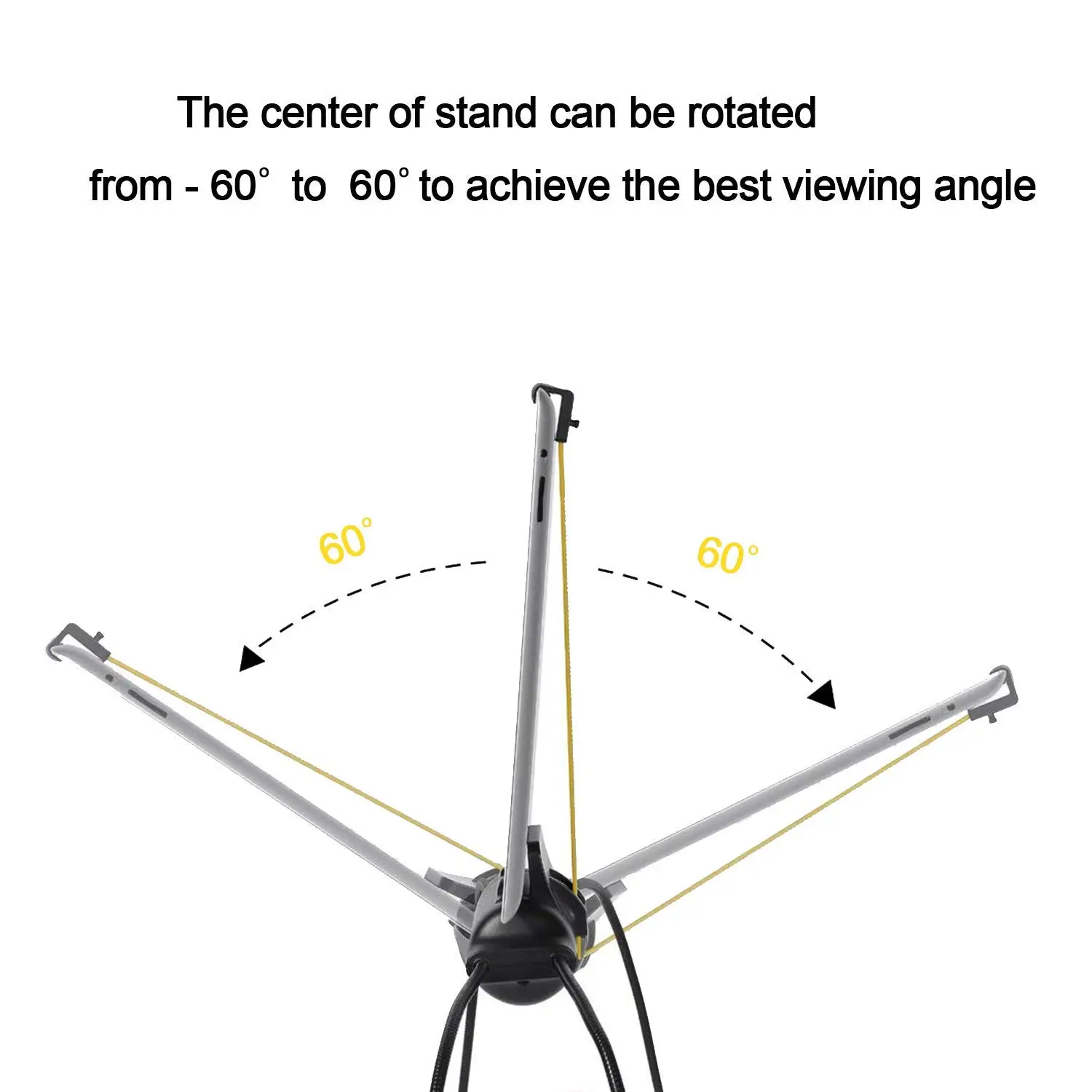  Black Color ABS Material Flexible Tablet Holder For Bed Newest Adjustable Stand For iPad Tablet and