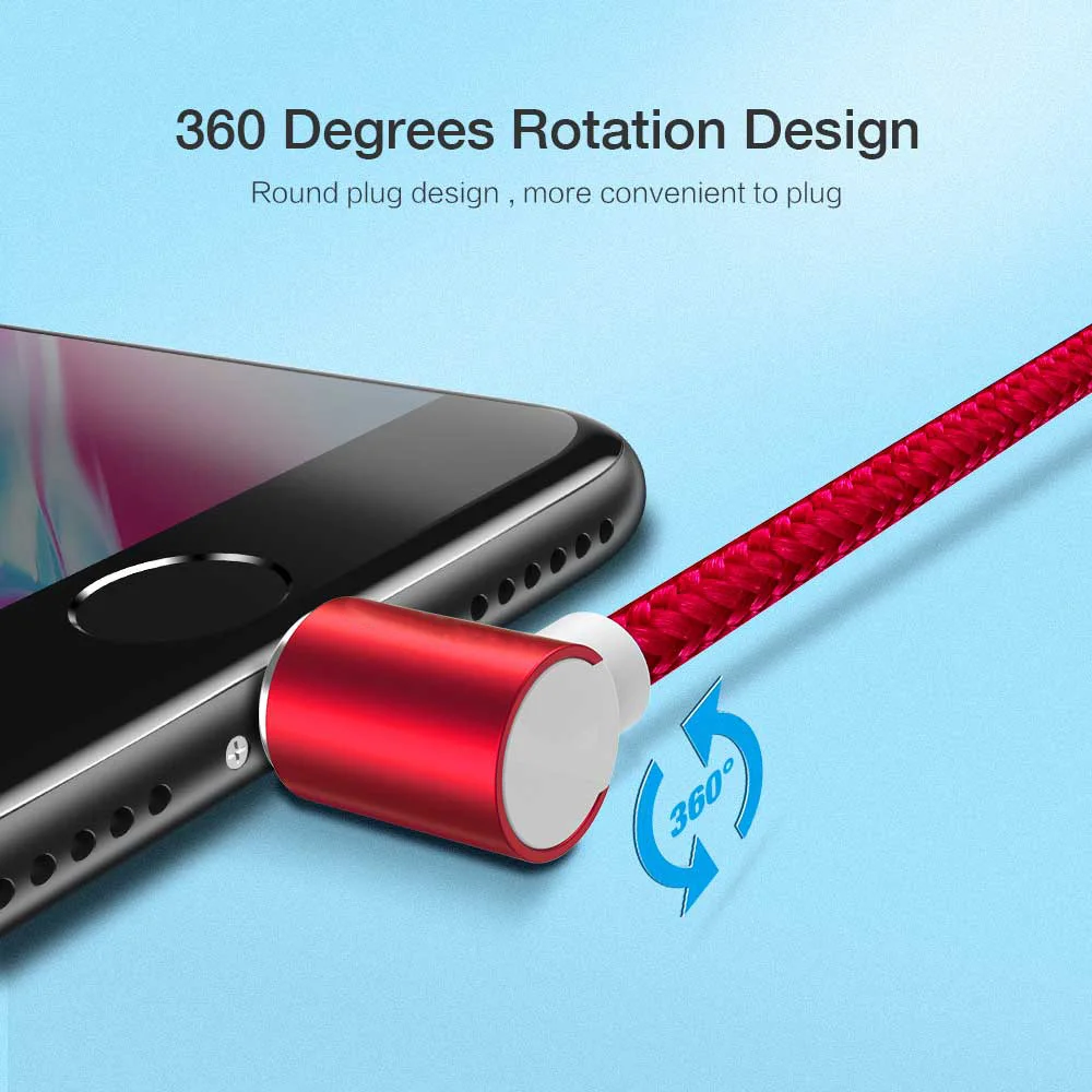 KISSCASE LED المغناطيسي الكابلات ل فون شاحن هاتف محمول يعمل بنظام تشغيل أندرويد المصغّر USB نوع C USB C كابل شحن سامسونج S10 شاحن كابو