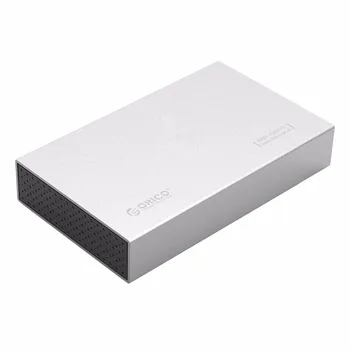 

Orico 3518C3-SV 3.5 Inch External Hard Disk Box Type-C Usb 3.1 To Sata 3.0 Hdd Case Tool Free Support Uasp Protocols Hard Driv