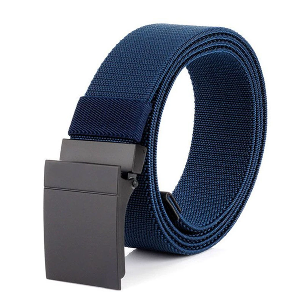 New Elastic Canvas Belts Casual Solid Color Belts For Jeans Pants ...