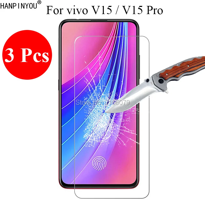 3 шт./лот для vivo V15 9H 2.5D Закаленное стекло Защита экрана Pro V15pro 6 39 &quotЗащитная пленка