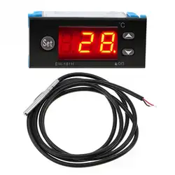 EW-181H цифровой регулятор температуры Термостат EW-181H контрольный измеритель температуры термометр termometro функциональный