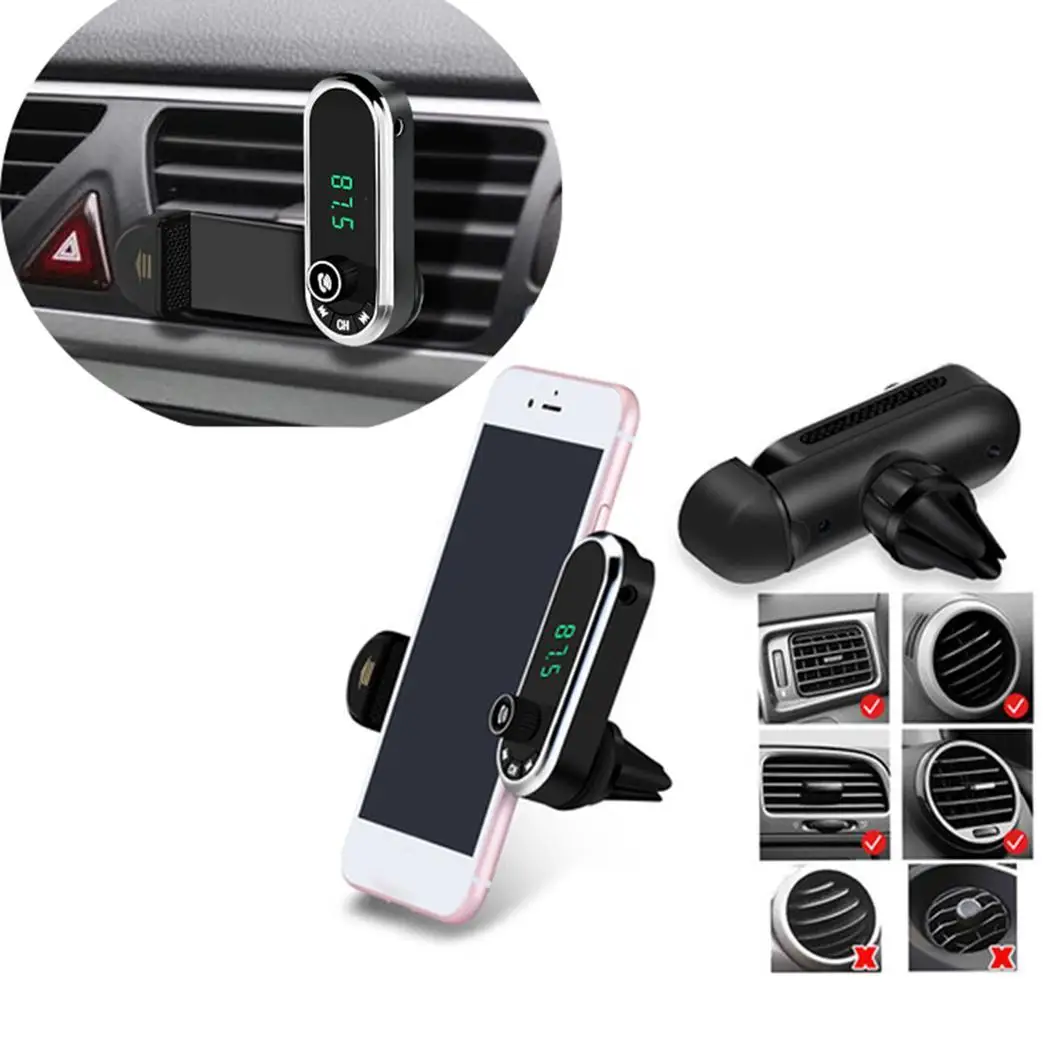 Автомобильный MP3 плеер Набор беспроводной связи по стандарту Bluetooth FM передатчик