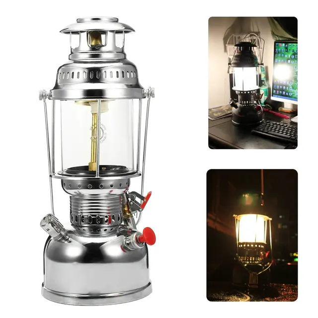 500W Golden Globe Pressure Kerosene Oil Lantern Lamp Lighting Outdoor