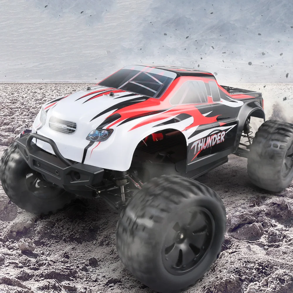 

JJRC Q48 Big Foot Off-Road Climbing Car 1/10 2.4GHz Brushless Truck Maximum Speed Is Up To 70km/H Waterproof Quality