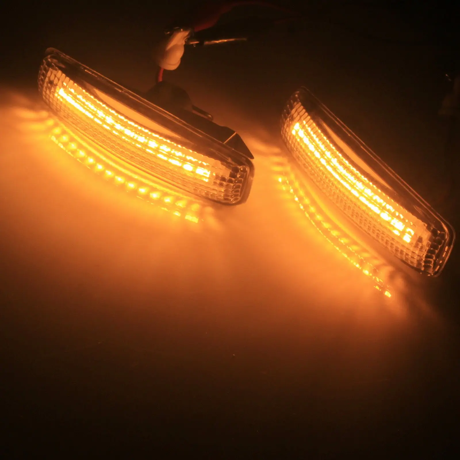 ANGRONG 2x Canbus Amber LED Side Marker Repeater Indicator Lights For Land Rover Discovery 3 & 4 Freelander 2 Range Rover Sport ANGRONG 2x Canbus Amber LED Side Marker Repeater Indicator Lights For Land Rover Discovery 3 & 4 Freelander 2 Range Rover Sport