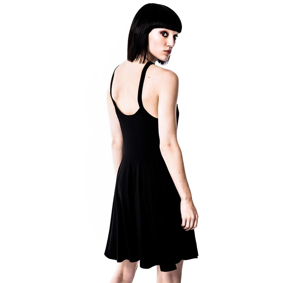 Ladies Beach Short Dress Woman Star Hollow Out Strap Bandage Off Shoulder Backless Solid Mini Dress 2019 Summer Women Dresses
