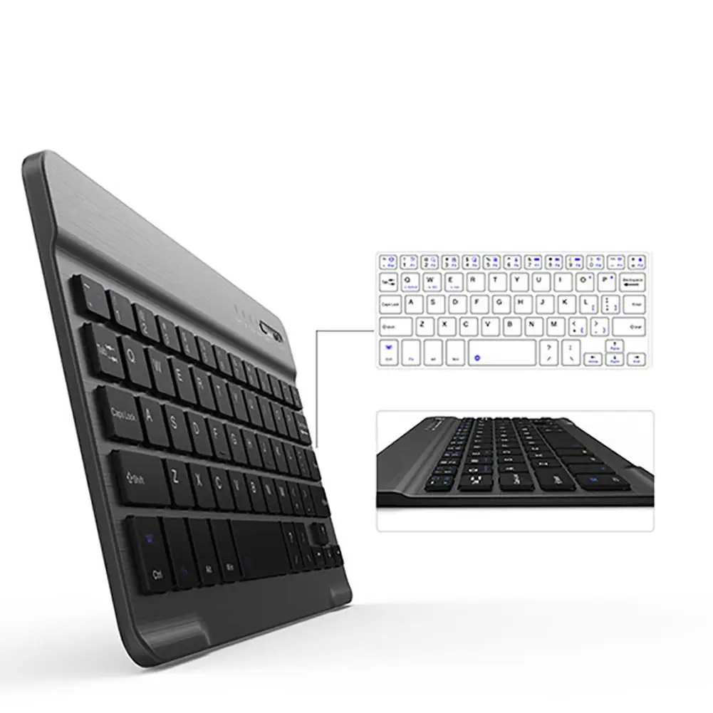 

7 Inch 9 Inch Universal Wireless Bluetooth Backlight Keyboard Ultra-thin Brushed with Android iSO Window8 Conventional Systems