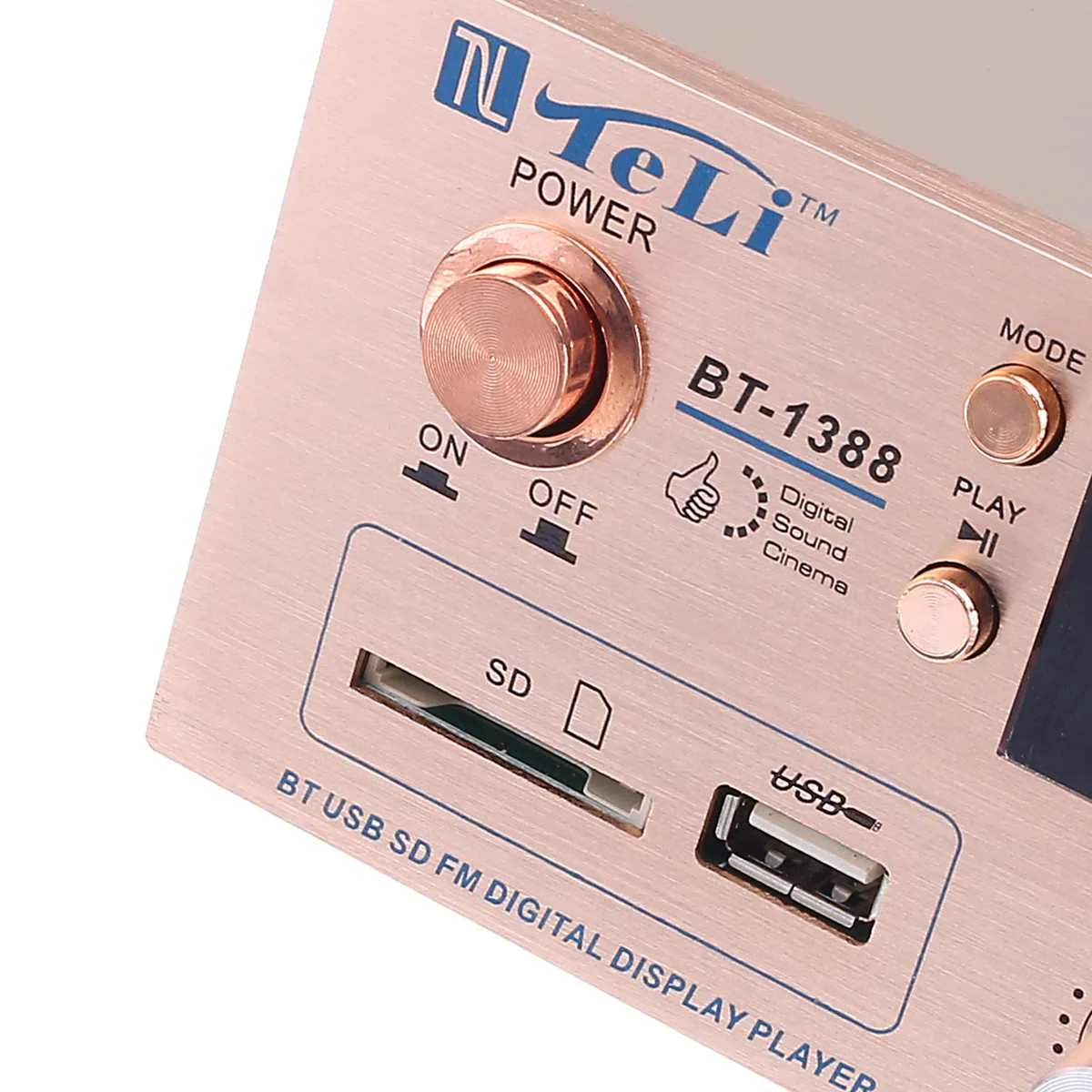 Домашний bluetooth стереоусилитель 800 Вт HIFI 2 канала караоке FM радио USB SD усилитель