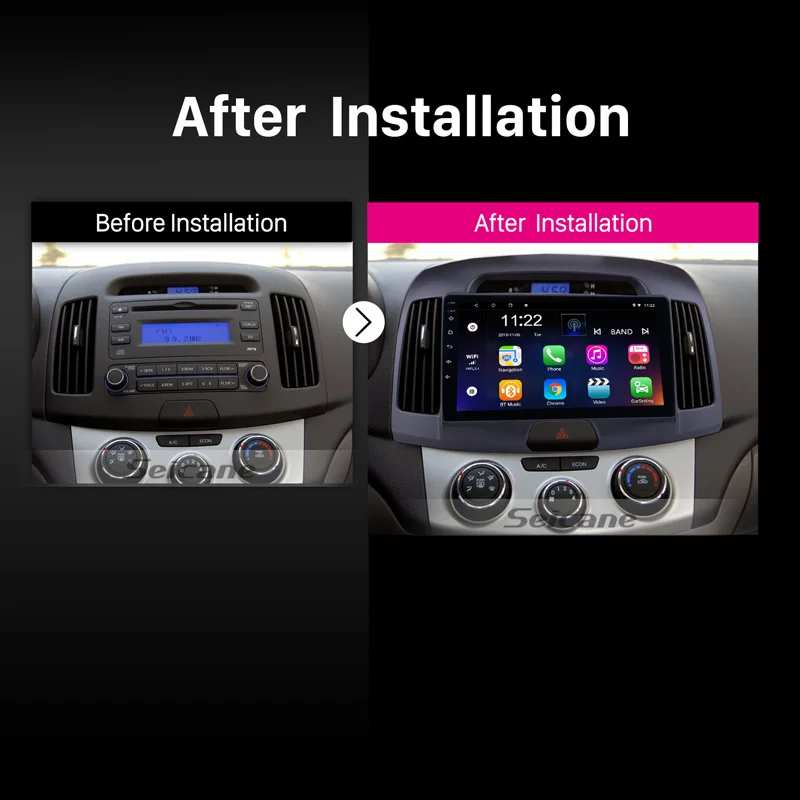 Best Seicane 2Din HD 9" Android 6.0/7.1/8.1 GPS Multimedia Player For Hyundai Elantra 2007-2011 Car Radio with Steering Wheel Control 5 Best Seicane 2Din HD 9" Android 6.0/7.1/8.1 GPS Multimedia Player For Hyundai Elantra 2007-2011 Car Radio with Steering Wheel Control 5