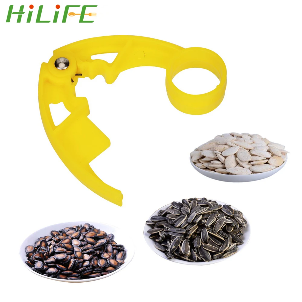 

HILIFE Nut Cracker Plastic Nutcracker Pistachio Sunflower Seeds Peeler Walnut Pine Sheller Opener Melon Seed Plier Kitchen Tools