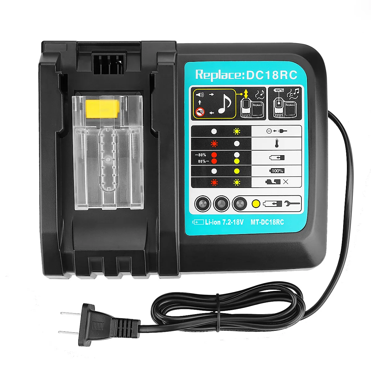 

GTF 14.4V-18V for Makita Power Tool Li-Ion Battery Charger DC18RA DC18RC BL1830 BL1415 BL1420 BL1430 Power Tools Battery Charger