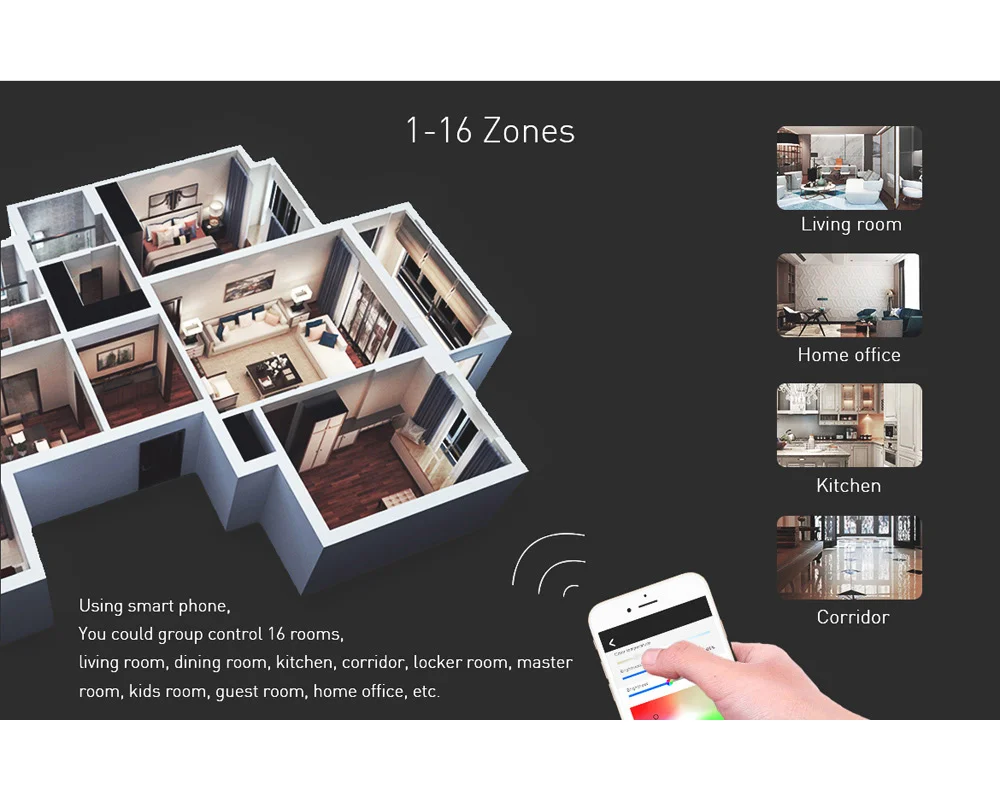 Wifi реле Диммер Беспроводной RGB контроллер постоянного тока 5 в 12 В 24 НЛО Wi Fi к