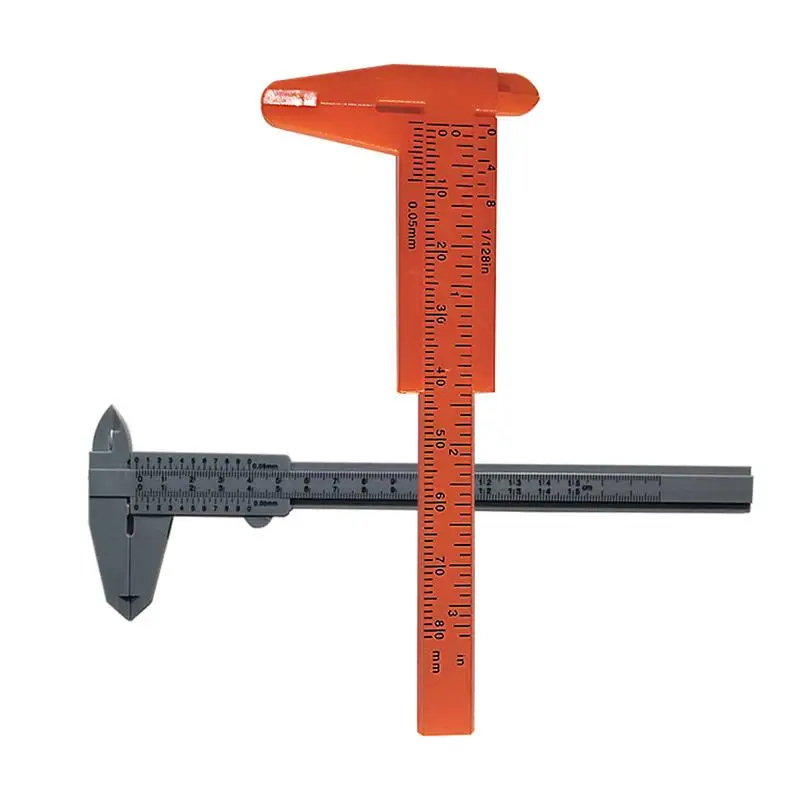 Double scale plastic vernier caliper wenwan measurement student caliper