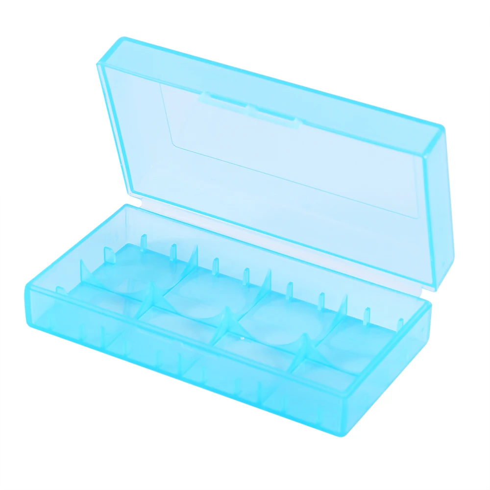 brand new SOONHUA 10 Pcs 5 Colors Battery Storage Box Multifunctional Transparent Plastic Storage Boxes For Battery