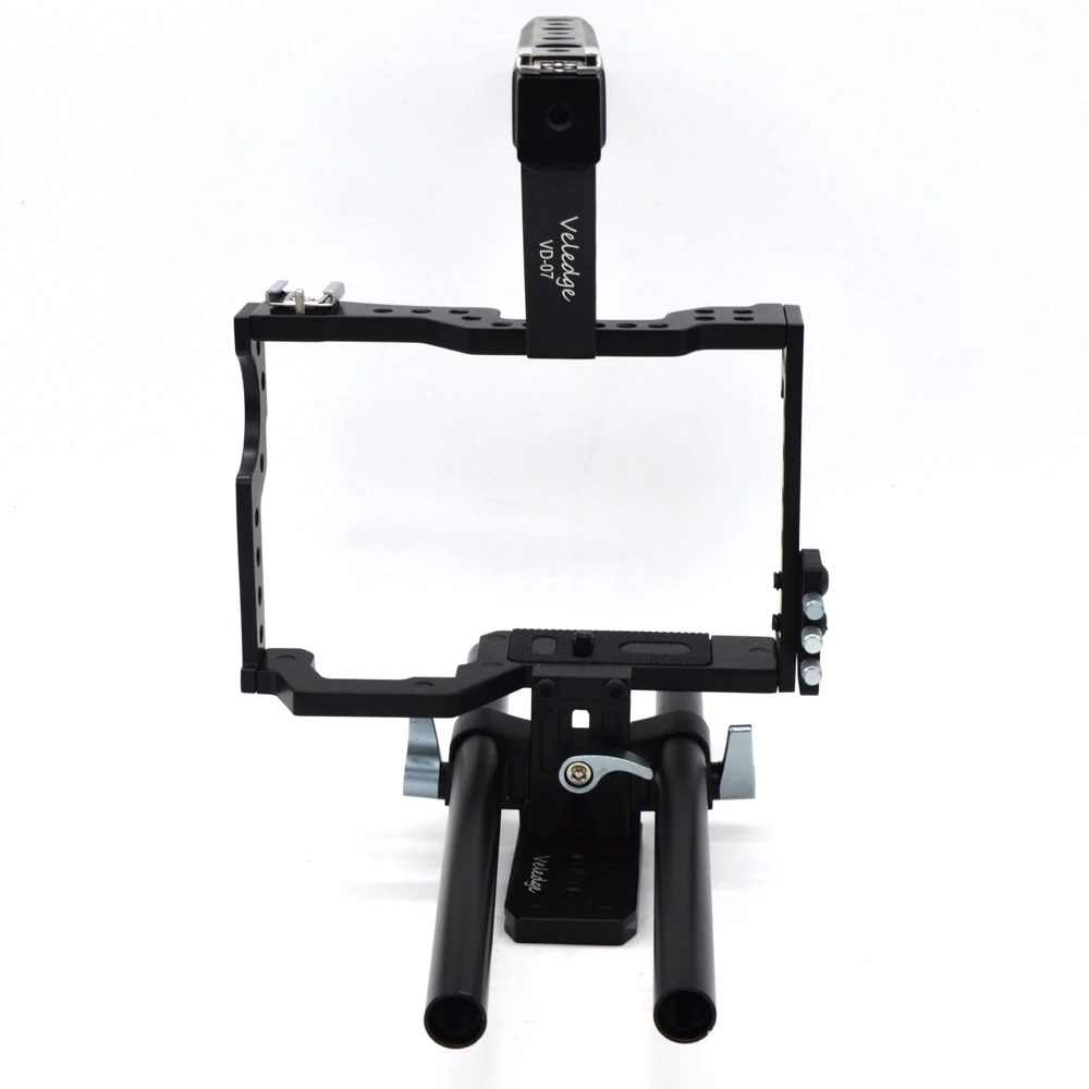 Veledge Vd 07 фиксатор для стойки Dslr каркас крепежа видеокамеры Стабилизатор sony Gh4 A7S A7