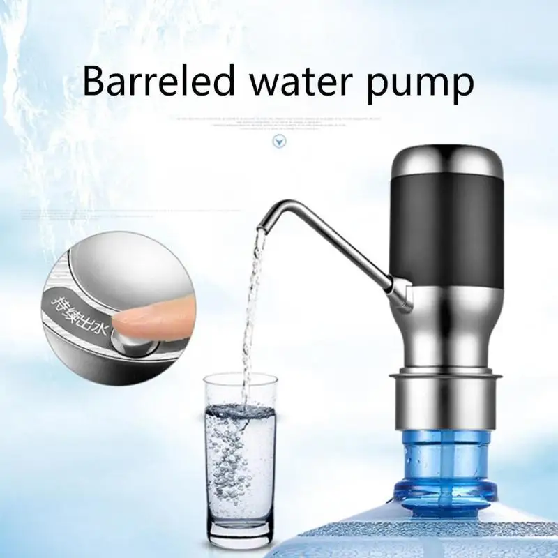Electric Water Dispenser Portable Gallon Drinking Bottle Switch Smart Wireless Water Pump Water Treatment Appliance USB Charging
