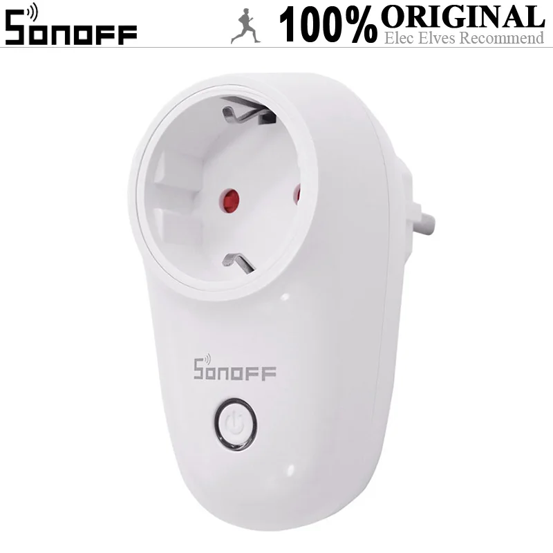 

SONOFF S26 WiFi Smart Plug For Home Safety Type - F Remote Turn On / Off Connected Device Real-Time Device Status On APP