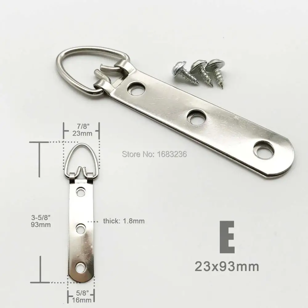 Silvery Triangle D-Ring Photo Picture Frame Hanger Hook Hanging Oil Painting Mirror Small Large Heavy Duty with screws 50pcs wall hooks picture frame hangers hanging hooks