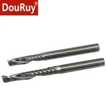 

DouRuy 1PC 3A shank D4mm one flute spiral carbide end mill router bits for acrylic, PVC, plastic, foam, composite board,wood