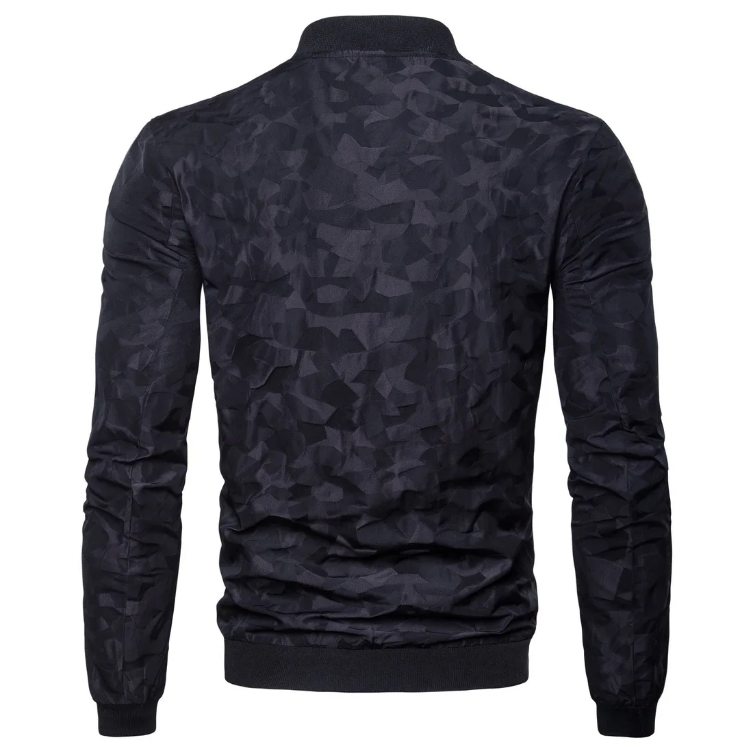 2018 autumn new men's jacket fashion lightning printing boutique European code fashion casual jacket baseball uniform